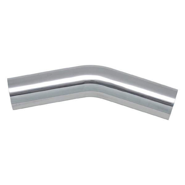 PM Performotor 2.5" OD 90-Degree Mandrel Bend Intercooler Pipe – 23.65" Length, Polished Aluminum