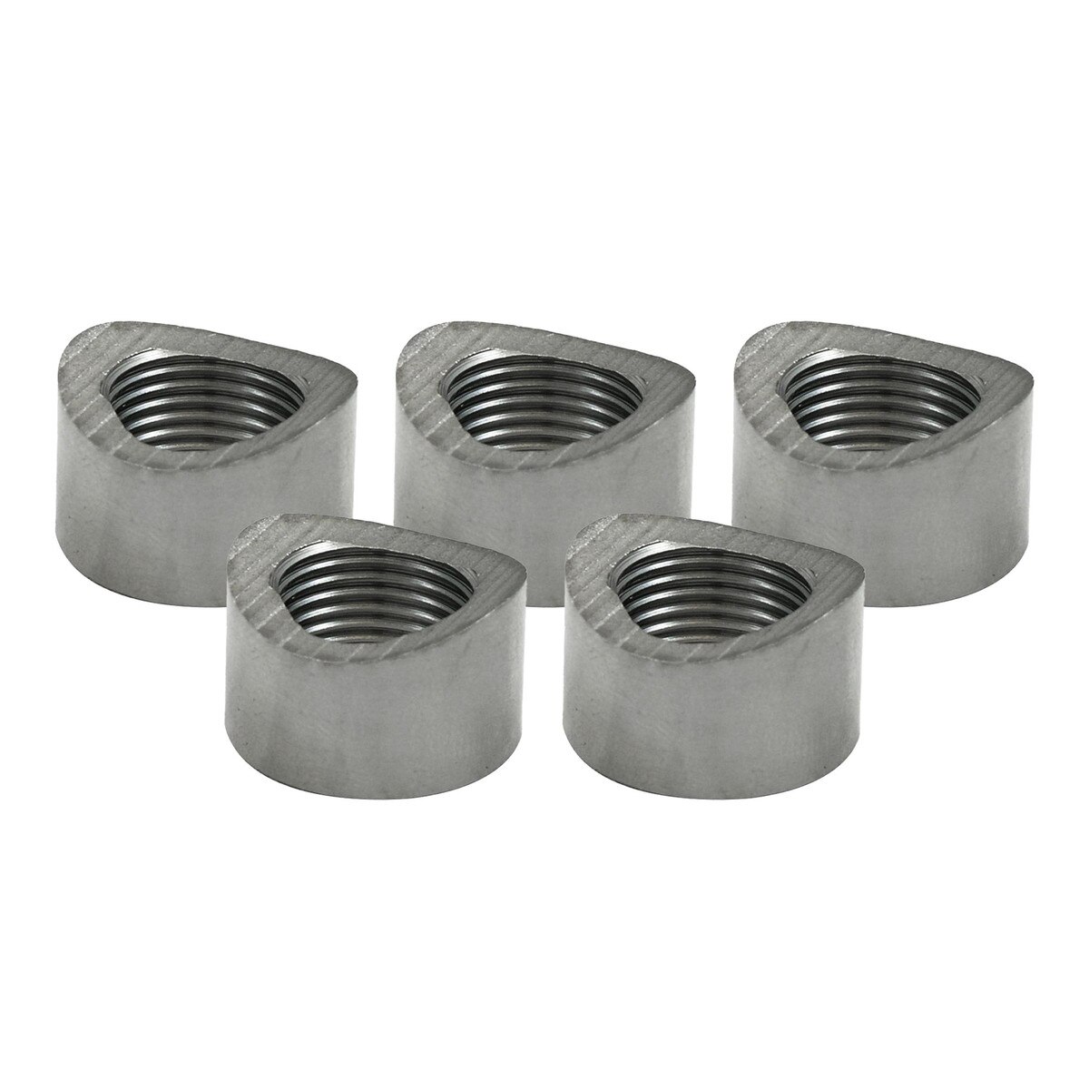 Notched O2 Sensor Bung Notched O2 Sensor Bung, Mild Steel - 5pk | Verocious Motorsports